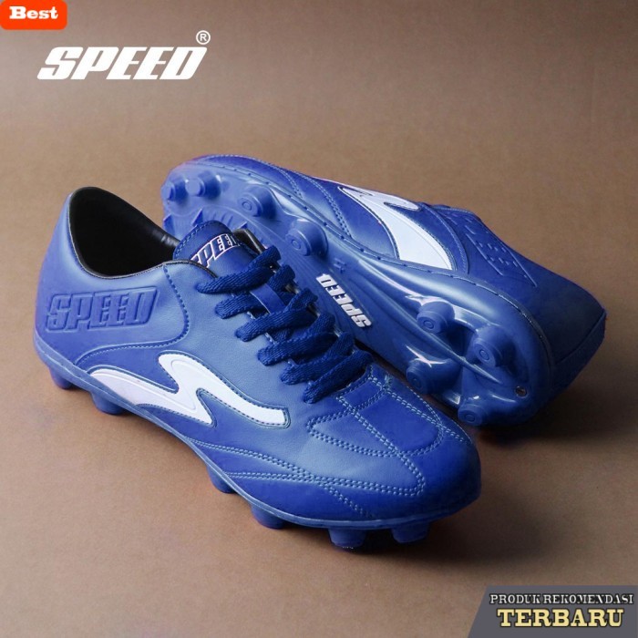 rekomendasi sepatu bola untuk kaki lebar SPEED - Sepatu Bola PREDATOR Biru Tua - Sepatu soccer - Bir