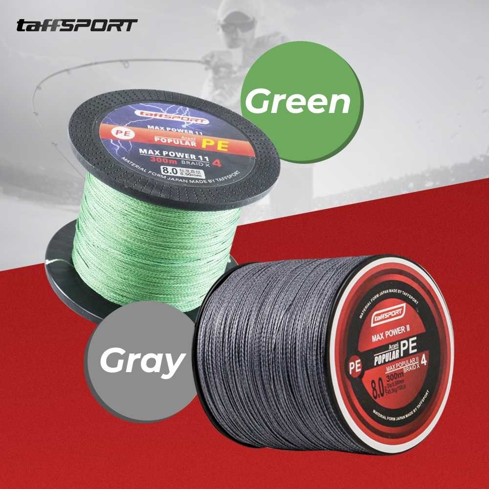 Senar Tali Pancing Fishing PE Braided Thick Line 300 Meter TaffSPORT BLTP / Senar Pancing Pe Super K