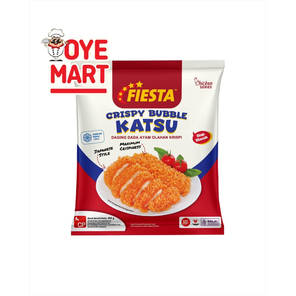 

FIESTA CRISPY CHICKEN KATSU 400GR / BUBBLE KATSU