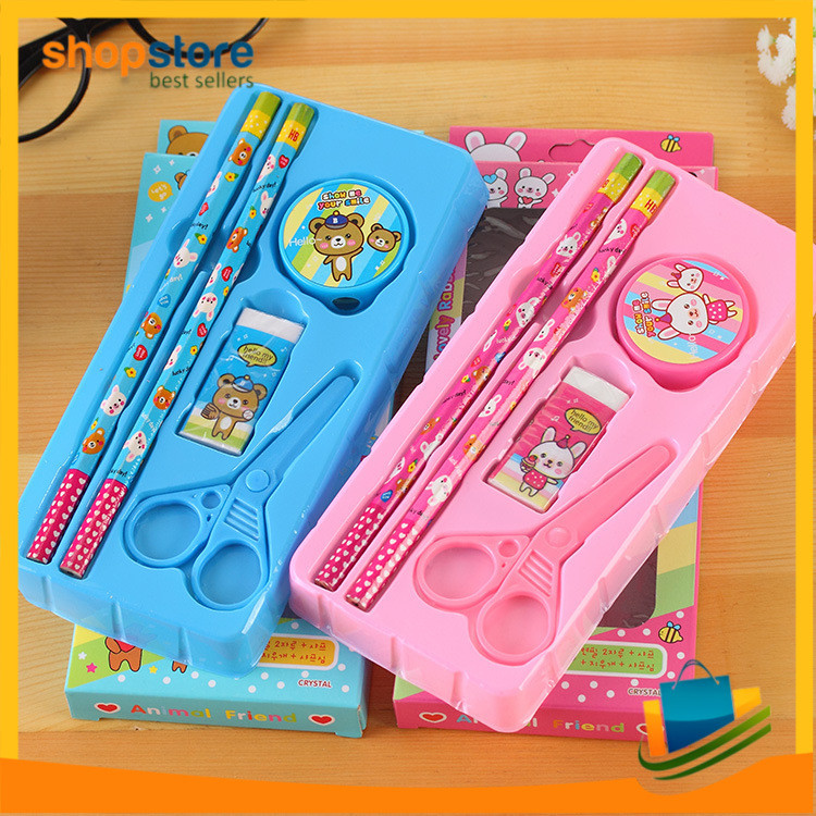 

Alat Tulis Stationary Sekolah Set Paket Alat Tulis 5 In1 Lengkap Kado Souvenir 1019