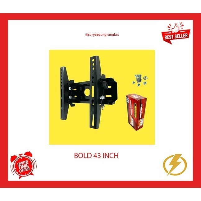 BRACKET TV BOLD LED 43 INCH