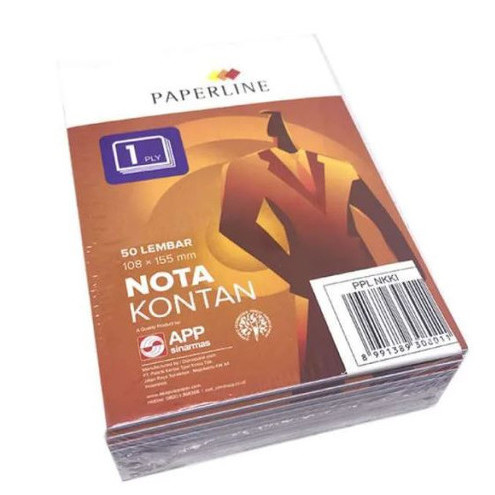 

Nota Kontan Paperline (10 buku Kecil) - Bon Penjualan Kecil 1/2 Ply Paperline (Pak) - Nota Paperline Kecil - Nota Kontan