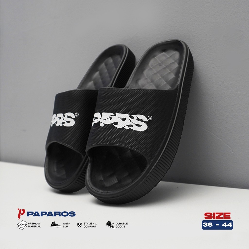 [MAGIC SALE] Paparos Footwear Sandals Cube Series Sandal Pria Sendal Selop Jelly Karet Eva Casual Pr
