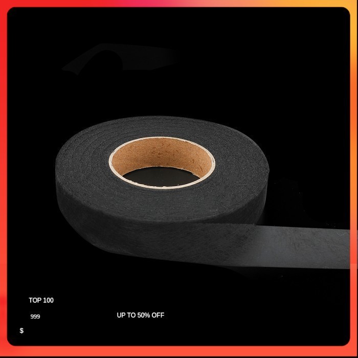 

Pita Jahit Perekat Kain Double Tape Adhesive Hot Melt 50 M 1.5 cm - Black