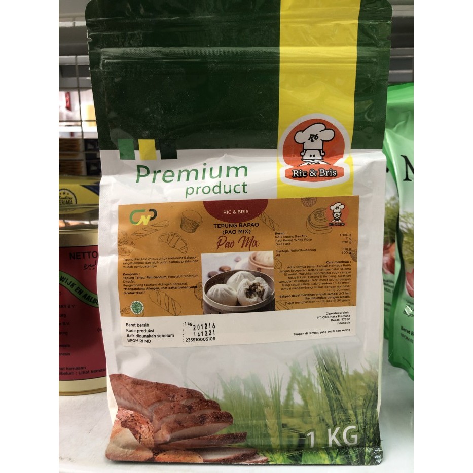 

R&B tepung pao mix 1kg Ric & Bris