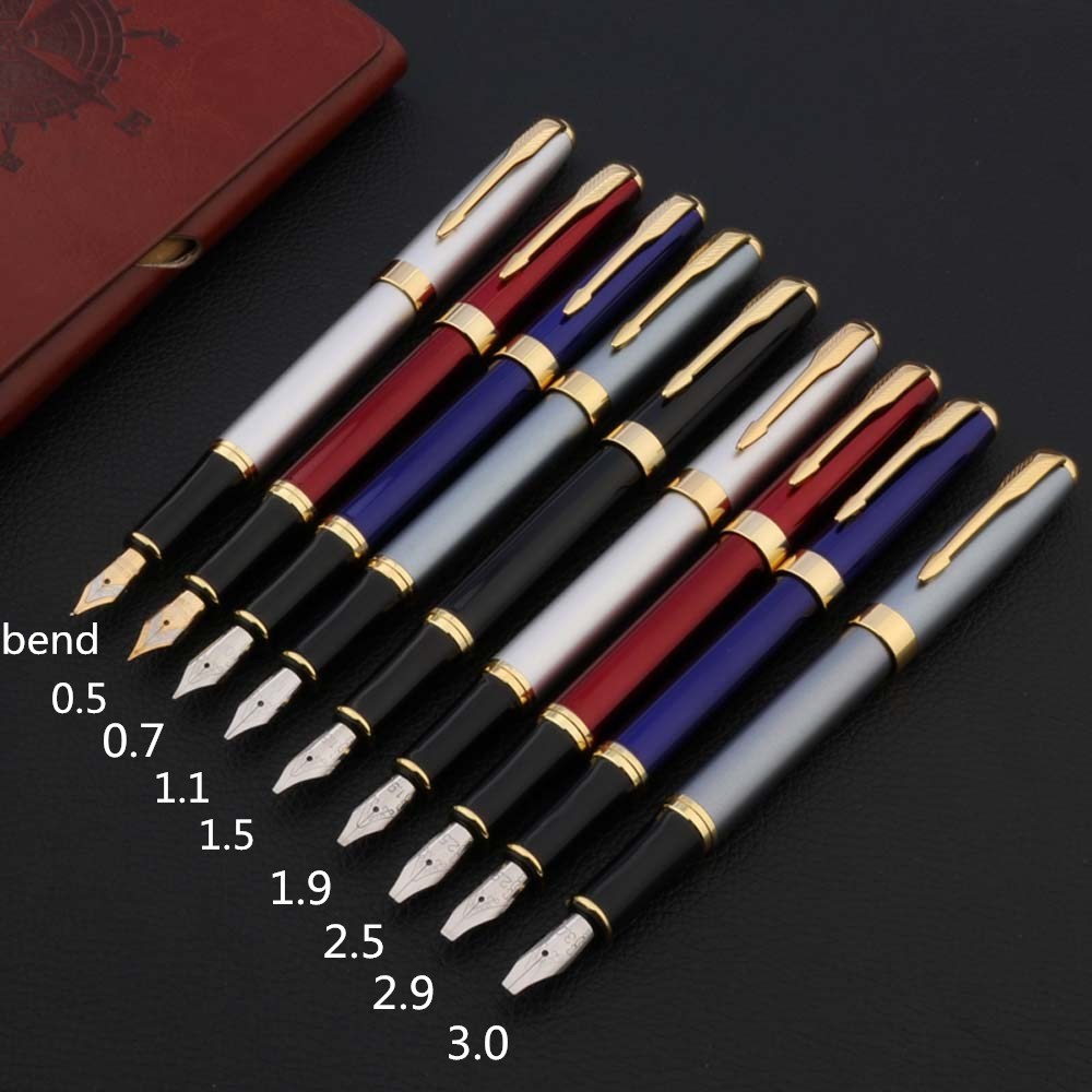 

2023 High Quality 336 metal Fountain Pen parallel Financial Various Nibs Office Student Stationery Supplies Ink Pens