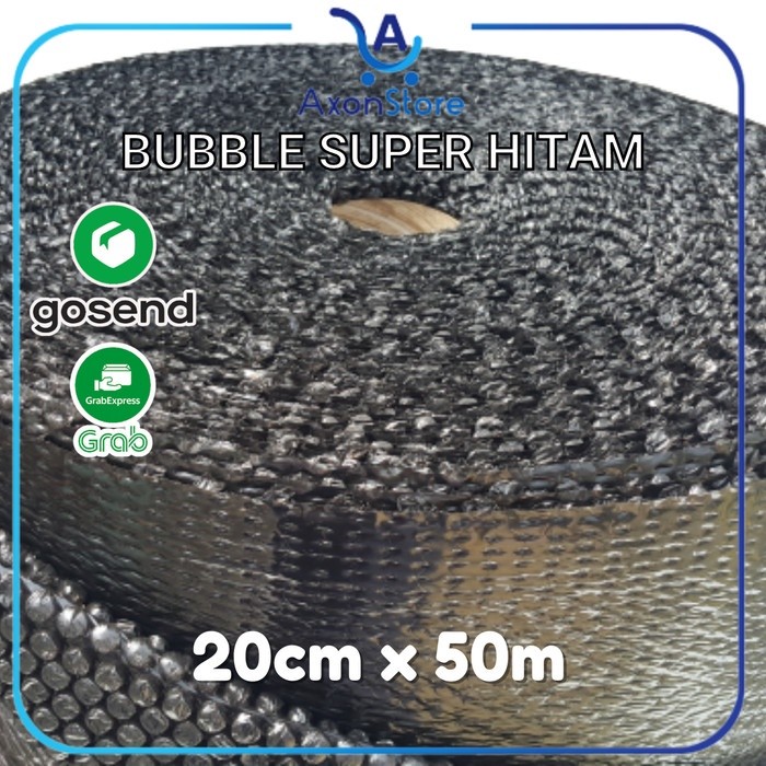 

GROSIR BUBBLE WRAP SUPER HITAM 20 X 50 CM Super Tebal