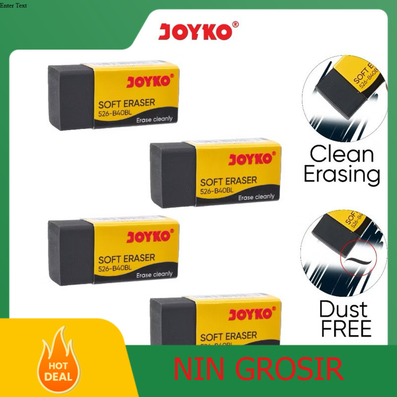 

Penghapus Joyko / Eraser 526-B40BL Hitam - 1 Pcs