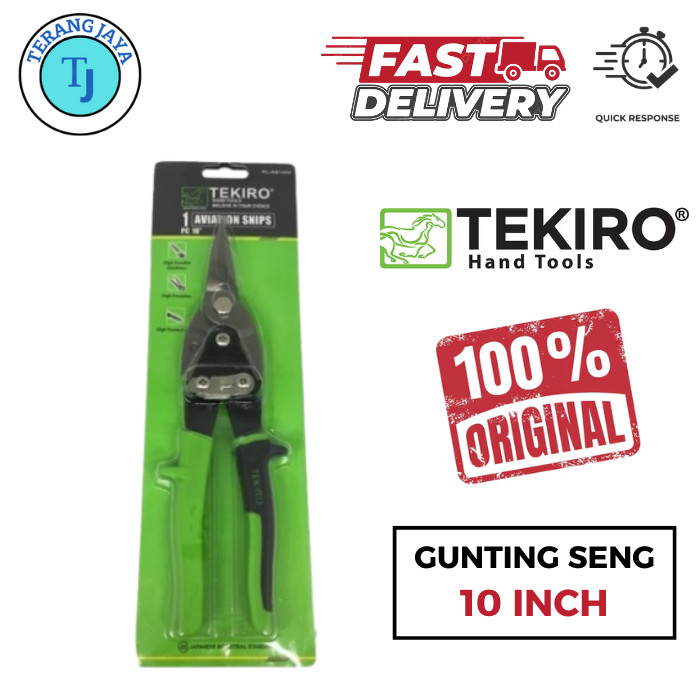 

Gunting Taso / Gunting Seng / Gunting Baja Ringan 10 Inch TEKIRO