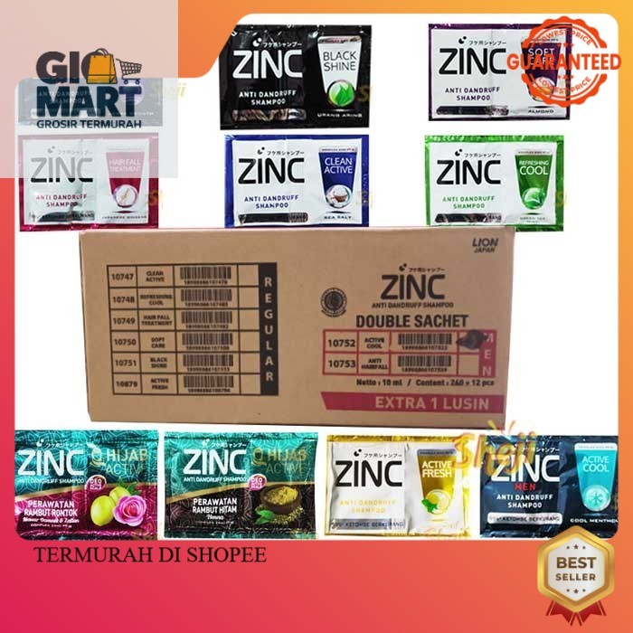 

SHAMPO ZINC SACHET 1 DUS ISI 20