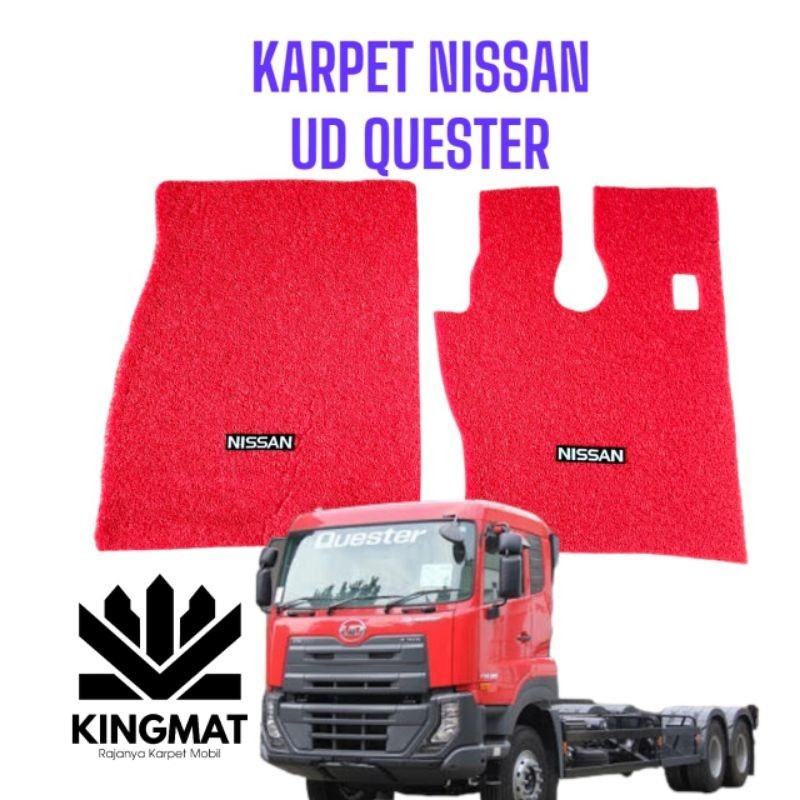 Karpet Nissan UD QUESTER gratis topi