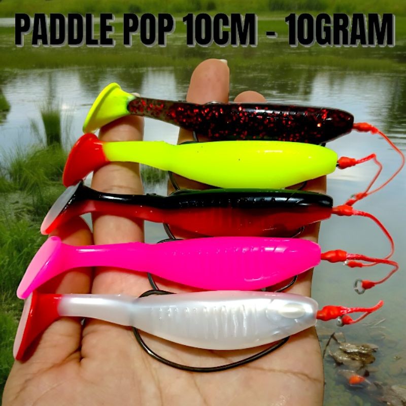 SILENCER PADDLE POP UKURAN 10CM. UMPAN CASTING TOMAN