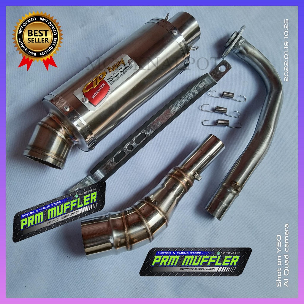 New KNALPOT RACING CLD C3/MONSTER BEAT KARBU/FI