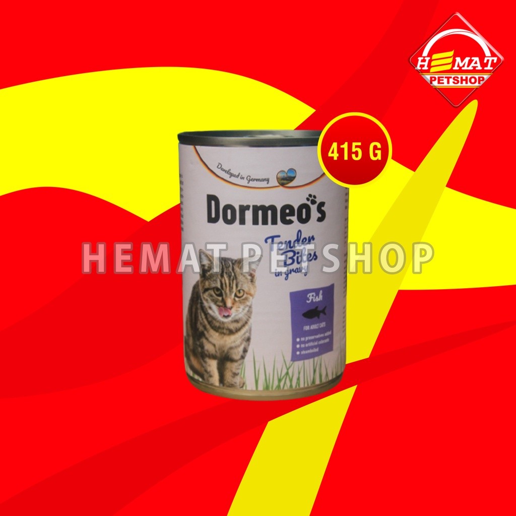 Makanan Basah Kucing Kaleng Cat Wet Food Dormeos 415 gram