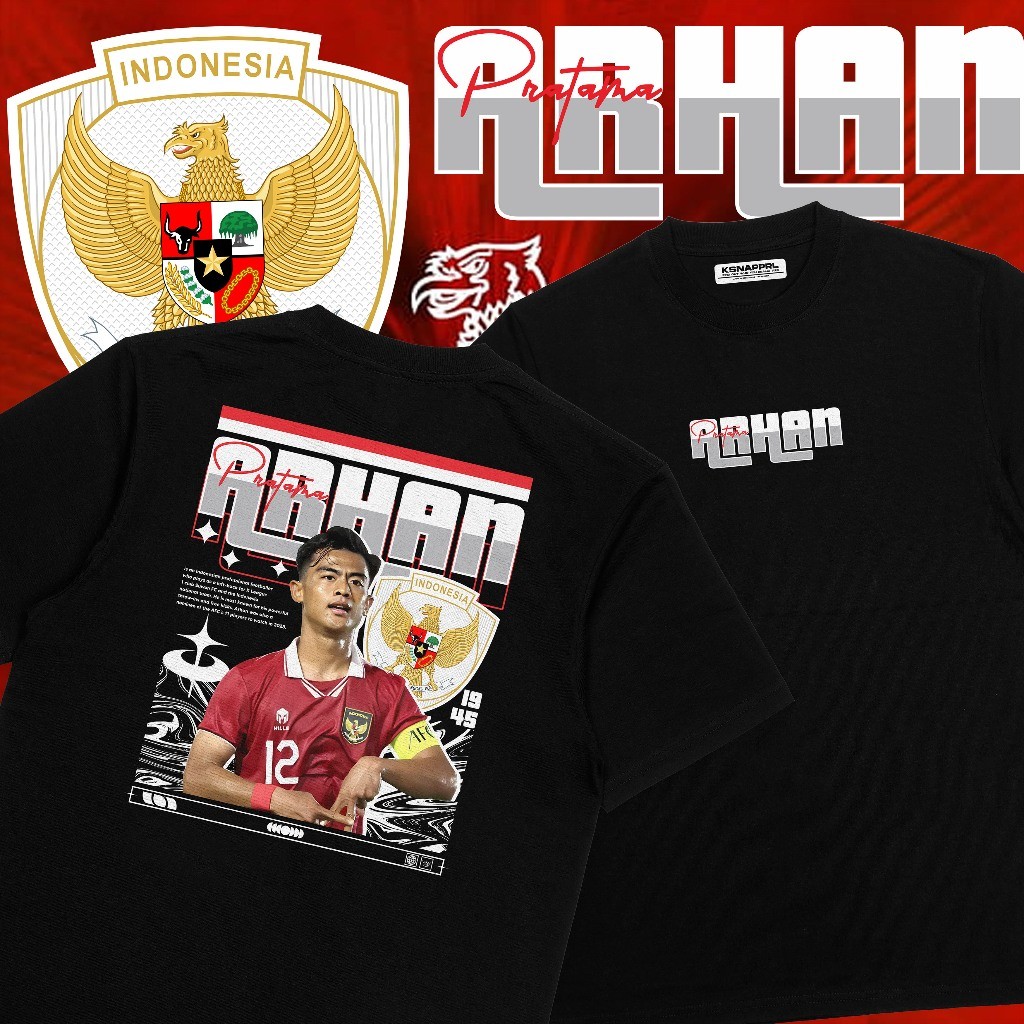 Kaos Timnas Indonesia "Arhan" - AFF CUP/Piala Dunia/Timnas Indonesia / Garuda Muda