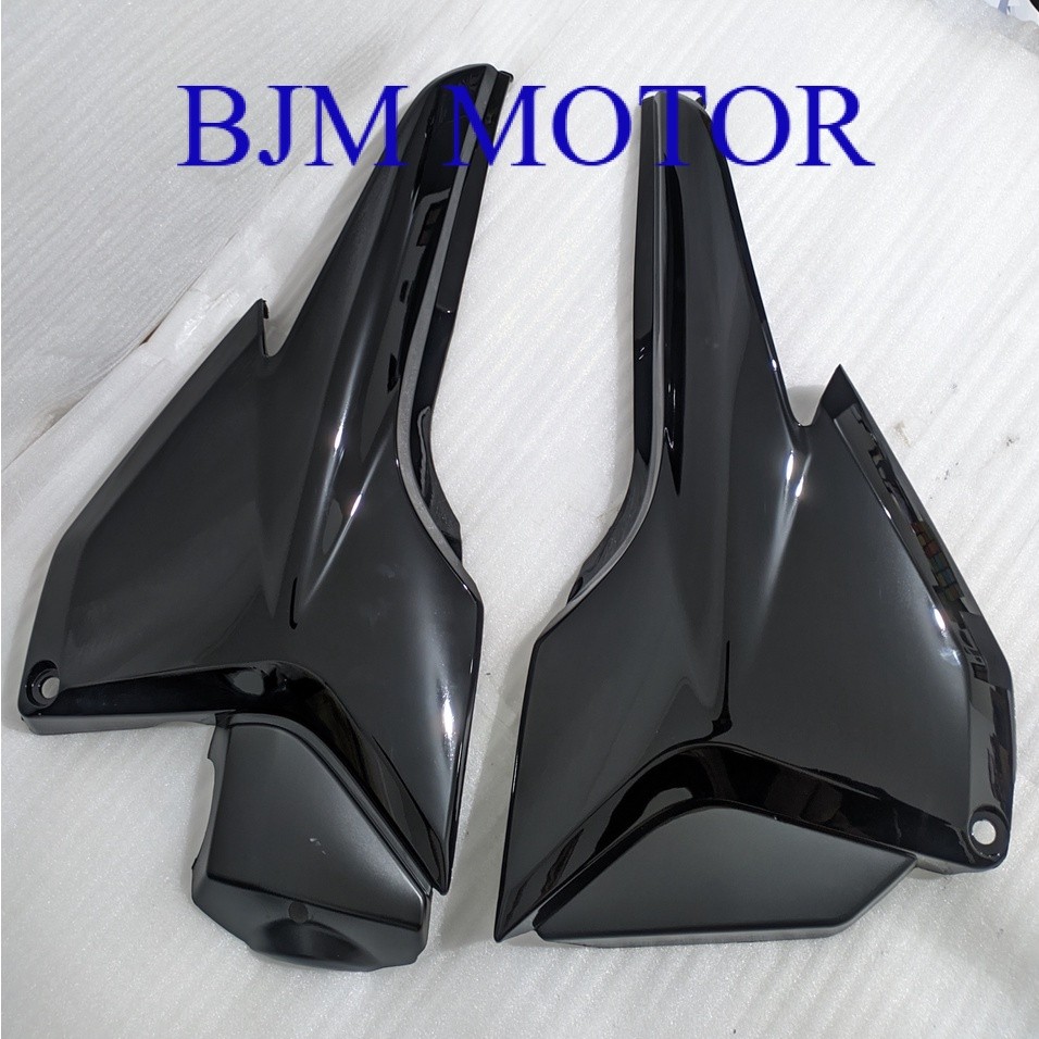 BJM - Box Samping Mega Pro 2006 2007 2008 2009 Hitam (1 pasang) WIN | cover motor honda megapro prim