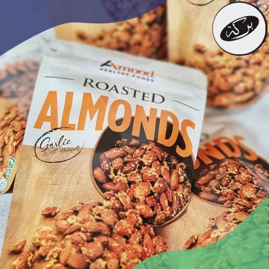 

HDN AMOOD - Kacang Almond Panggang Roasted Rasa Garlic 50gr