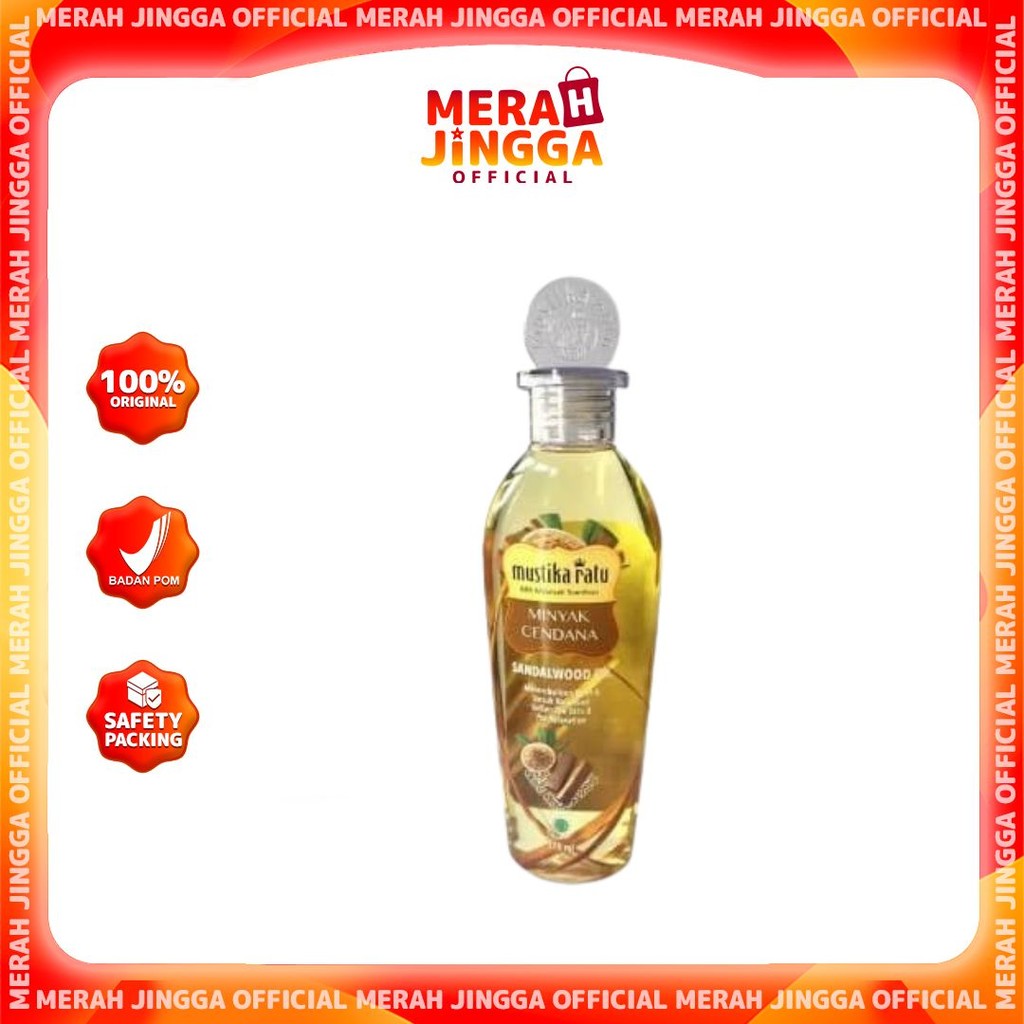 Mustika Ratu Minyak Cendana 175ml - Sandalwood Oil Essentials MustikaRatu | Merah Jingga Official