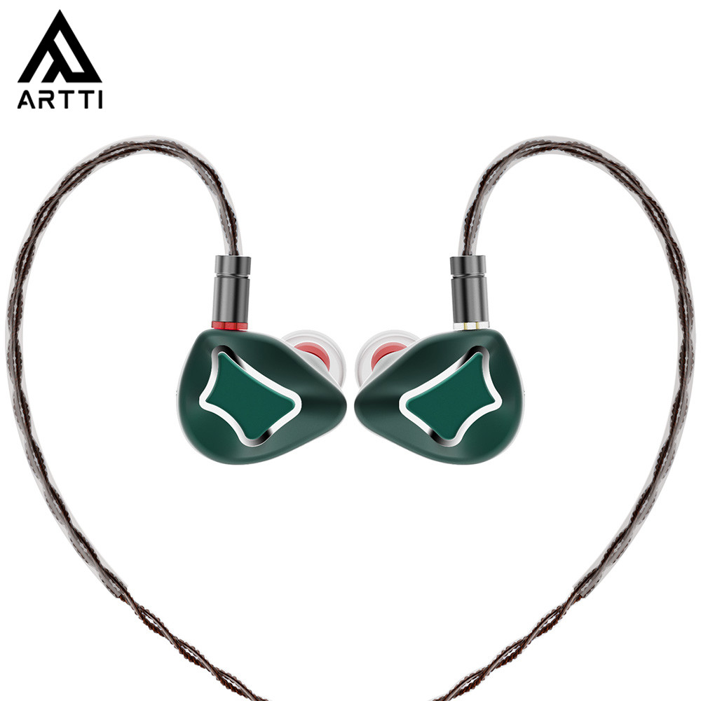 ARTTI R1&T10 In-Ear HIFI Earphones IEMs 3DD Wired Earphone Dynamic Driver Stereo Monitor Headphone w