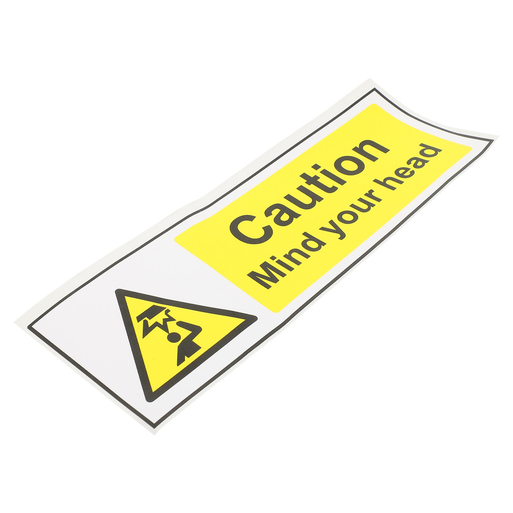 

Be Careful Head Stickers Low Ceiling Watch Your Sign Warning Signs Label Wall Decor Labels