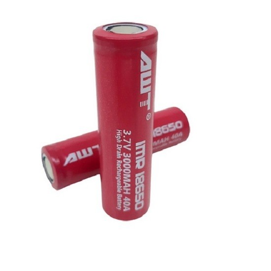 OV88 1pcs Batre Baterai Cas Mode Vape IMR 18650 LITHIUM 3.7V 3000mAh AWT