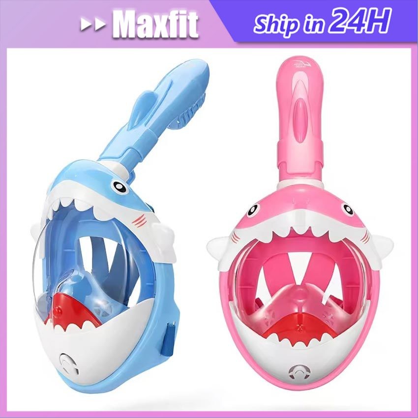 Kacamata Snorkeling Anak Full Face Diving Mask Kids - Kacamata Diving Dan Snorkeling Anak Full Face