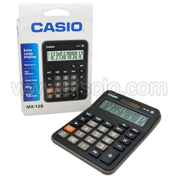 

Calculator Kalkulator CASIO MX-12B MX12B 12 B Dekstop Ori 12 Digits