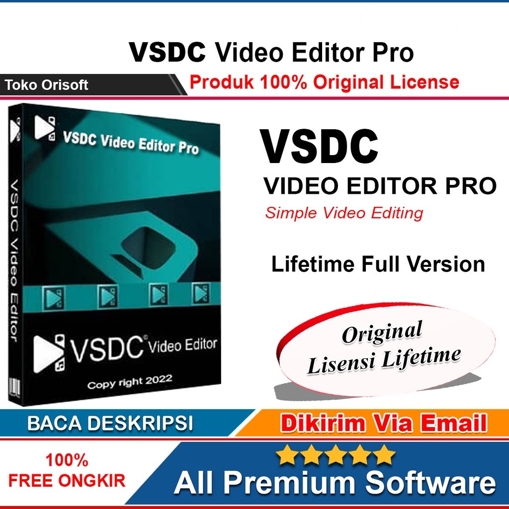 VSDC Video Editor PRO Lisensi Original 2022 Lifetime Full Version
