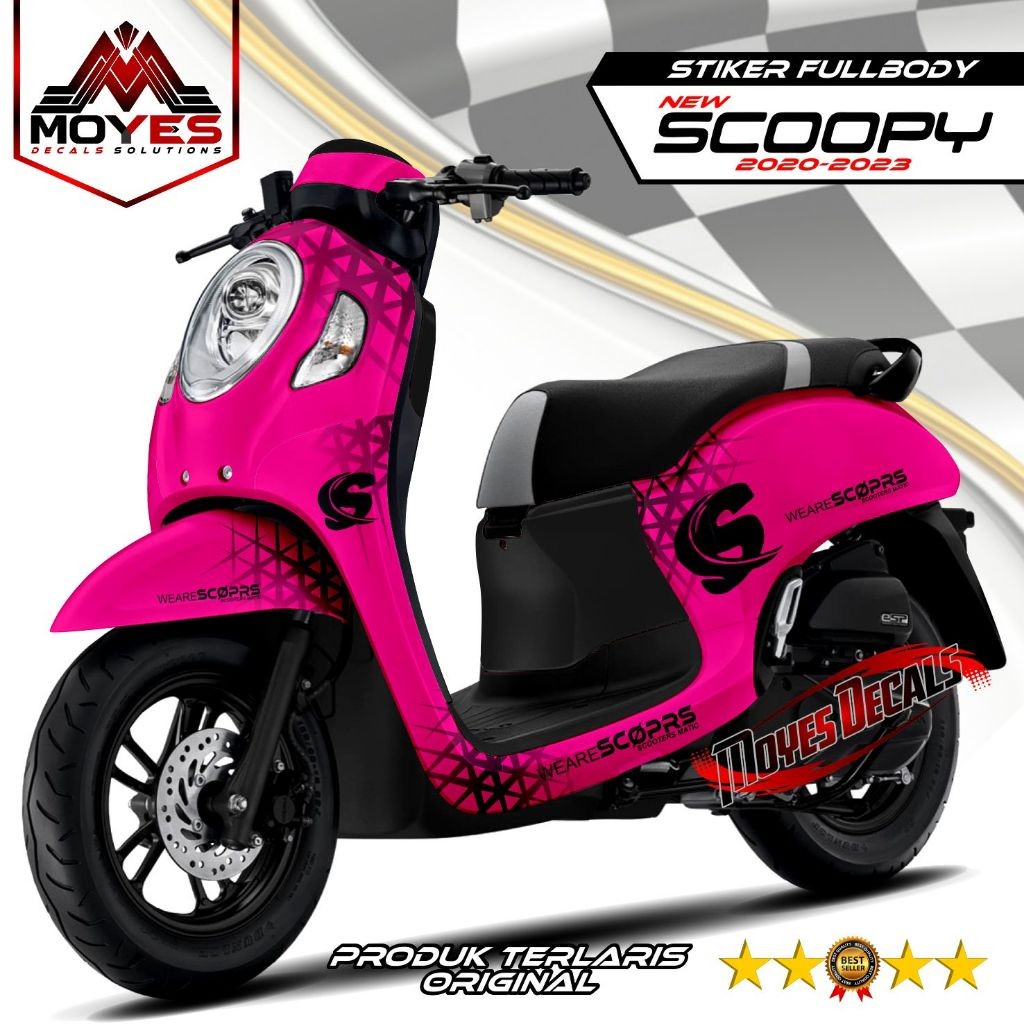 Decal Scoopy New 2020-2023 Stiker Fullbody Simple Design