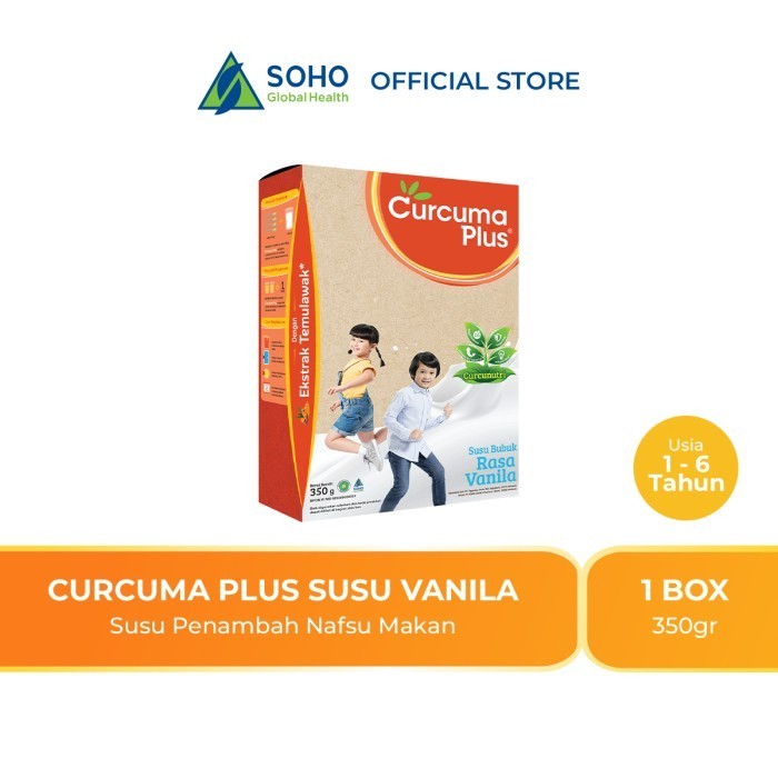 

Curcuma Plus Susu Bubuk Ekstrak Temulawak Vanilla 350gr