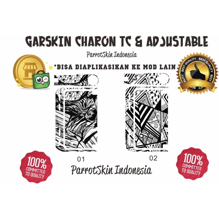 

Garskin SMOANT CHARON TC & ADJUSTABLE b/w art