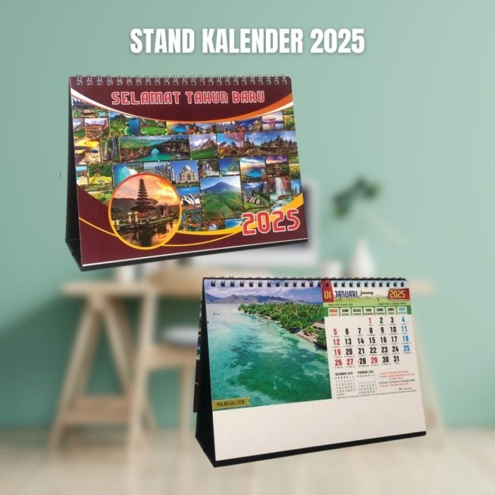 

Kalender Meja Tahun 2025 601-617 Calender Meja Landscape 7 Lembar - Landscape