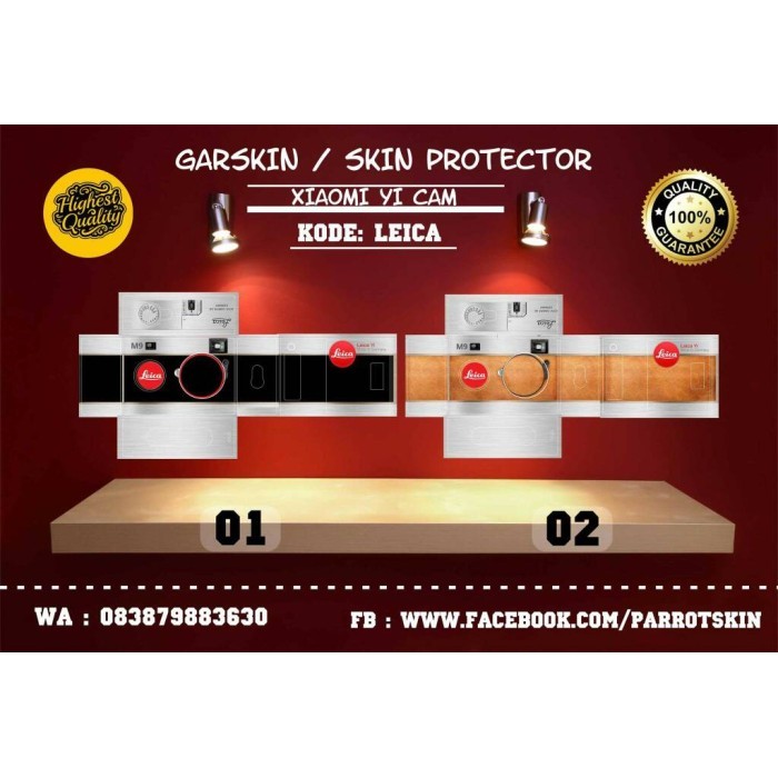 

Garskin Xiaomi Yi - Leica Edition. Termurah