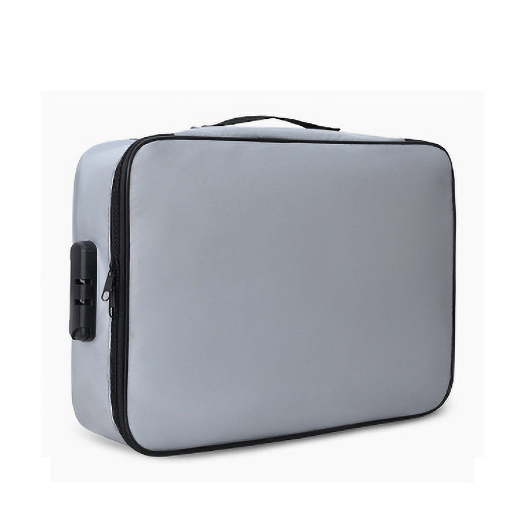 TERLARIS Carat Tas Penyimpanan Dokumen Tahan Api dan Rak Dokumen Folder Dua Bagian