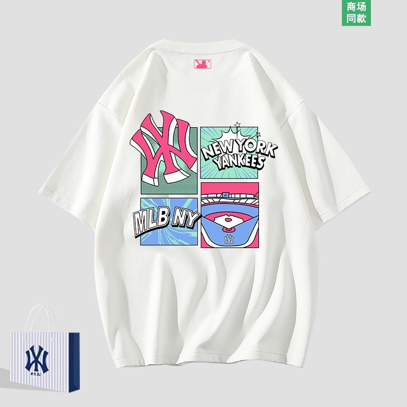 KAOS MLB PREMIUM MIROR COTTON 20'S KAOS MLB FULLTAG KAOS COWOK KAOS CEWEK READY STOK