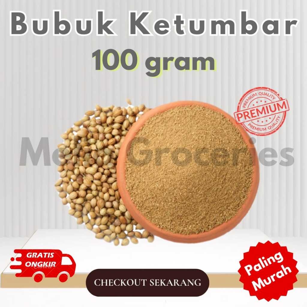 

Bubuk Ketumbar 100gr / Ketumbar Powder 100gr / 100% Original / Premium Quality