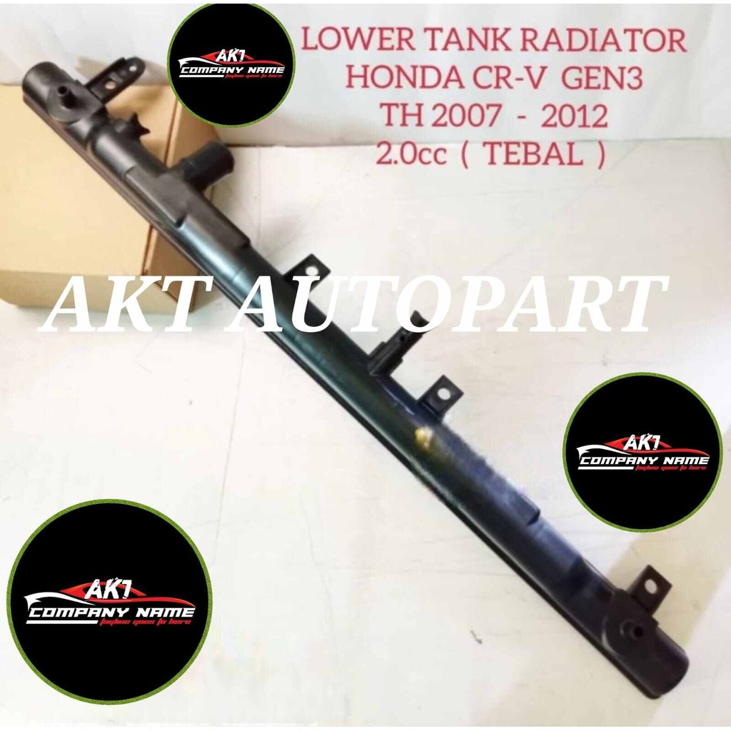 Lower tank radiator cover tutup radiator bawah Honda All New CRV Gen 3 2007-2012