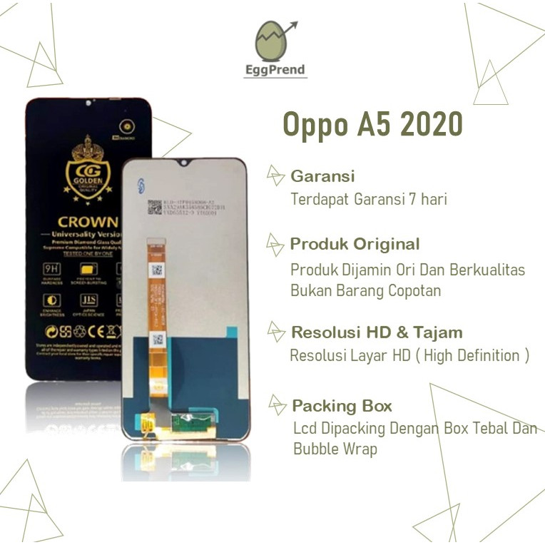LCD TOUCHSCREEN OPPO A31 2020/A5 2020/A9 2020/A8/A11/A11X/REALME C3/5/5I/5S/6S ORIGINAL FULLSET TOUC