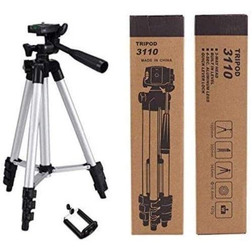 DIKARA TRIPOD 3110 FREE U HOLDER TRIPOD KAMERA TRIPOD 3110A TRIPOD HP - 3110 SILVER