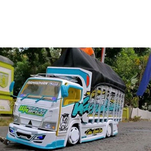 Miniatur truk oleng kayu wahyu abadi 02 terbaru truk oleng mainan anak anak