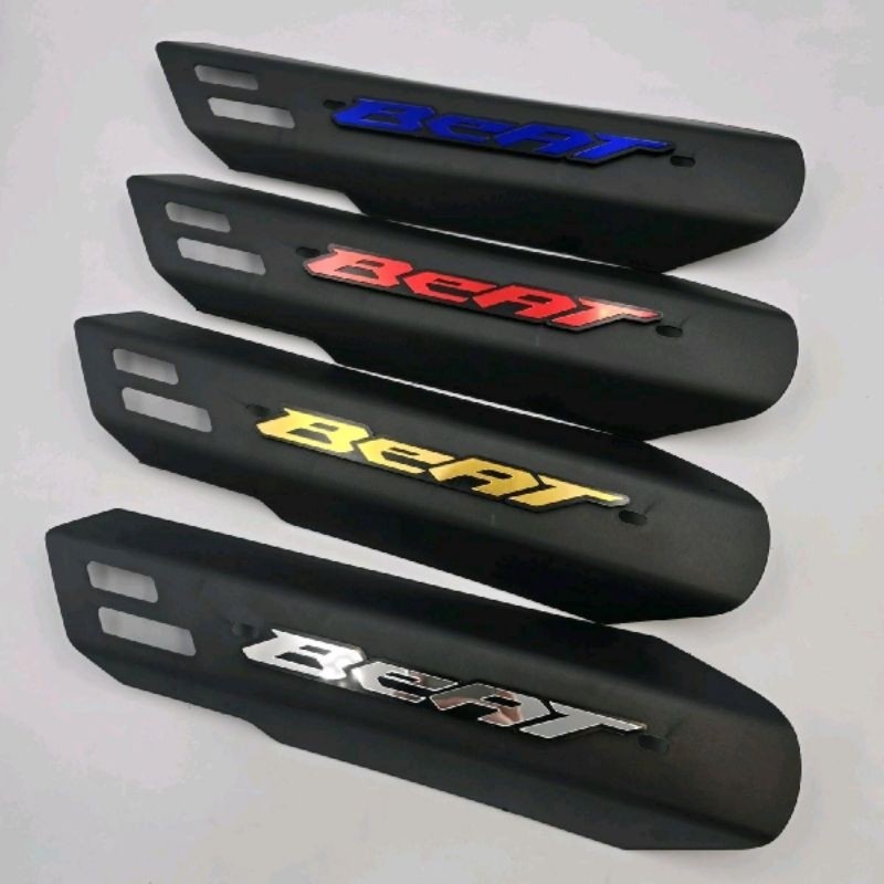 COD Cover Knalpot Semua Series Honda Beat Plus Emblem Akrilik Tempel Beat Universal Semua Motor Hond