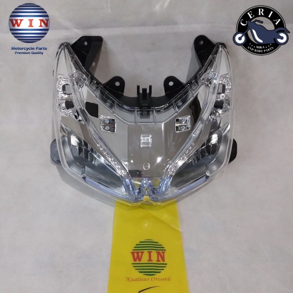 Lampu Depan Vario 110 FI ESP 2012 2013 2014 + LED | reflektor head lamp WIN | headlight senja motor 