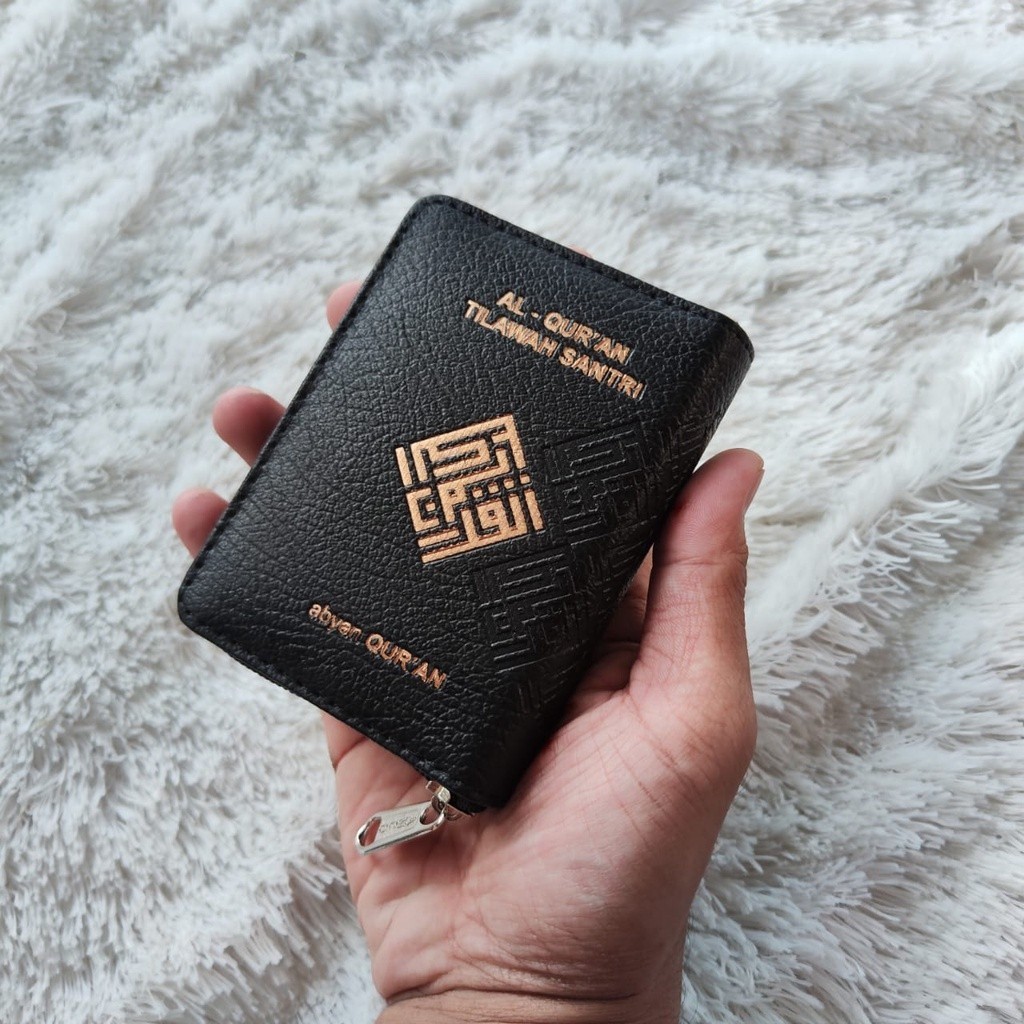 HIKMAH Alquran Tilawah Santri Saku A7 Resleting Abyan Qur'an Rasm Utsmani