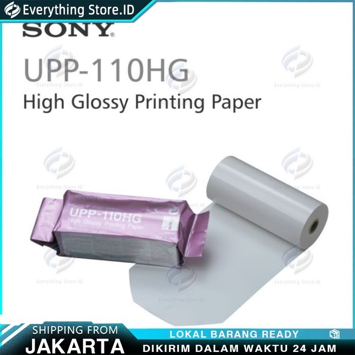 

Kertas Sony Paper USG UPP 110HG Type V (High Glossy) Compatible