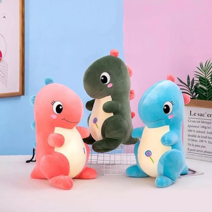 Boneka Dinosaurus Lucu Murah - KECIL, Kuning