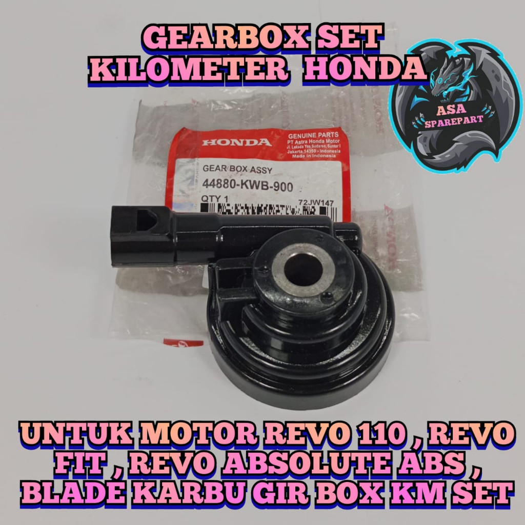 AXANSHOP Gearbox Kilometer motor Honda Revo abs absolute , Revo fit , revo 110 x fi , revo fit x fi 