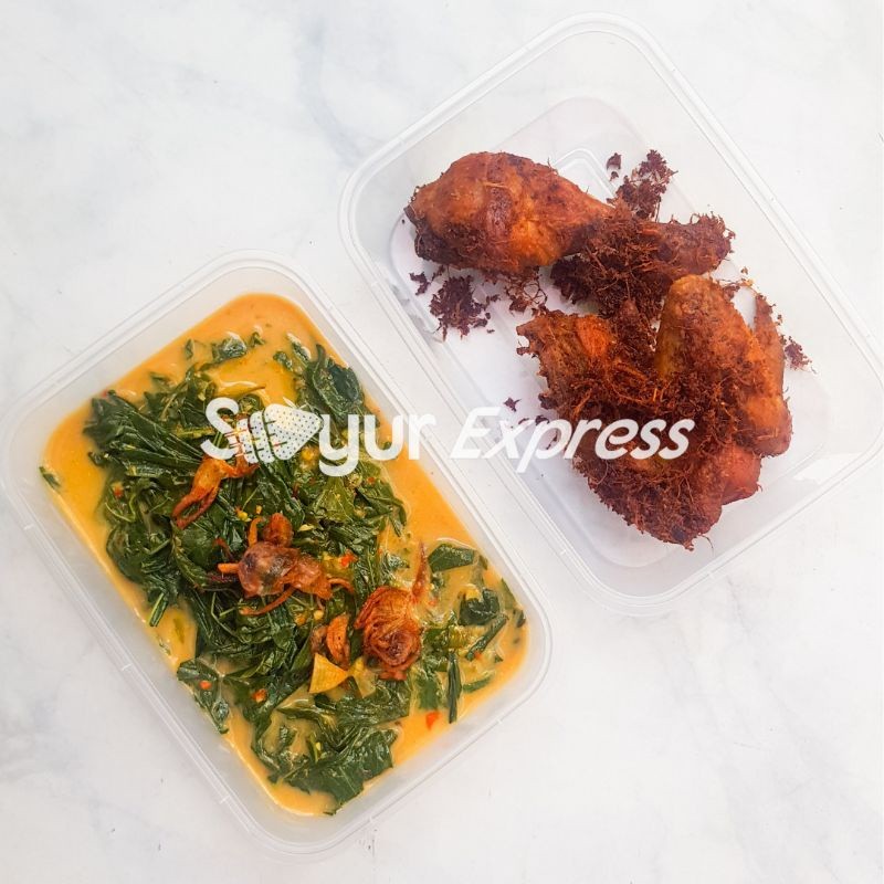 

Kirim Instan Ayam Goreng Lengkuas dan Gulai Daun Singkong 2 Porsi Ready Tiap Hari