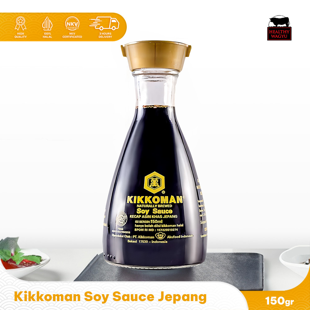 

Kikkoman Kikkoman All Purpose Soy Sauce Bottle Halal 150ml HealthyWagyu
