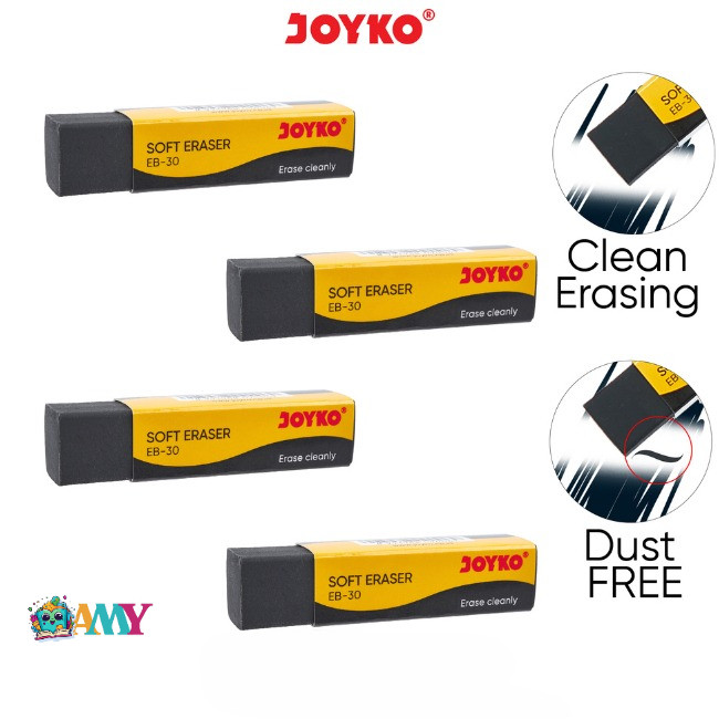 

(1BIJI) JOYKO ERASER EB 30 BLACK AMY STASIONARY