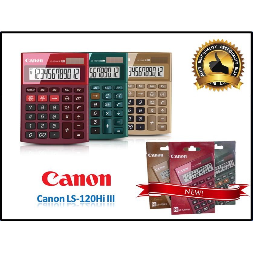 

calculator canon LS-120Hi III